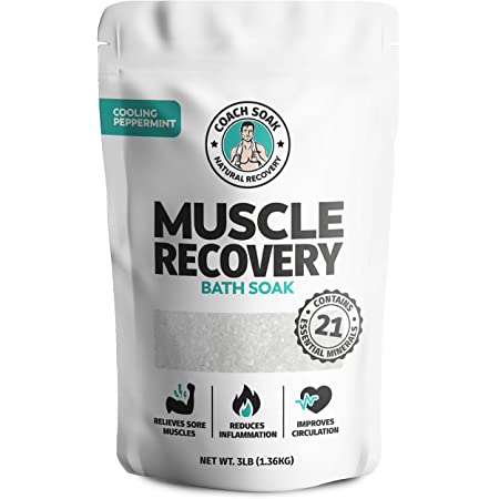 Coach Soak: Muscle Recovery Bath Soak cooling peppermint