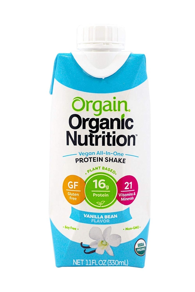 Orgain Organic Nutrition Shake Vanilla Bean