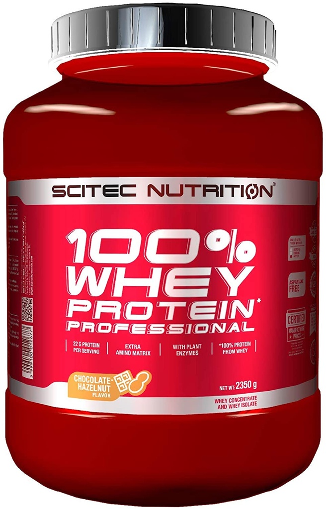 100% Whey Isolate choco hazel nut powder 2000grms