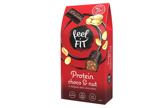 Protein Choco &amp; Peanut In Dark Chocolate 83g