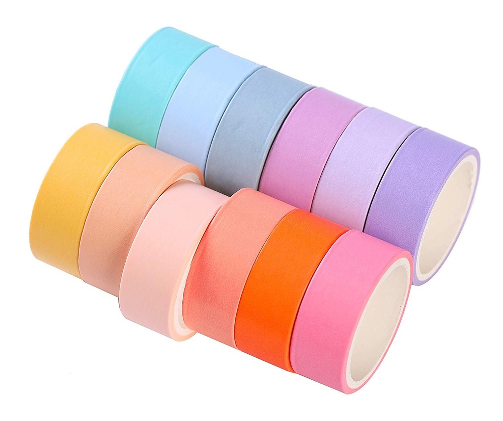 PASTEL RAINBOW WASHI TAPES (PACK OF 2)