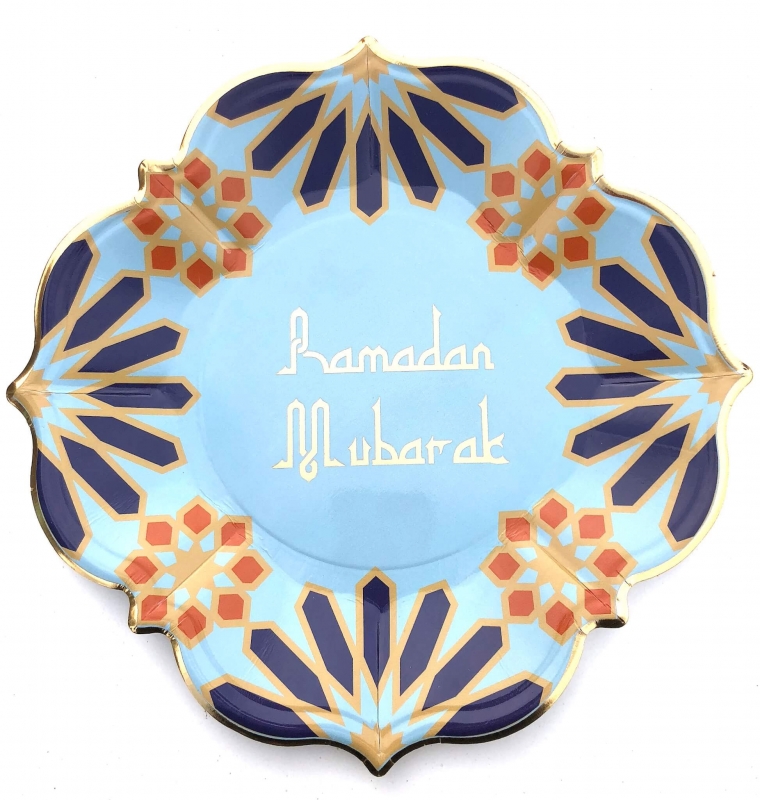 MARRAKESH RAMADAN LUNCH PLATES  (PACK OF 8)