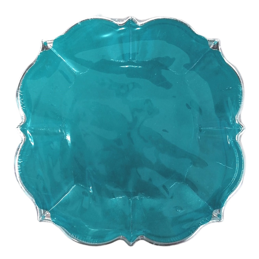 EMERALD LUNCH PLATES   (PACK OF 8)