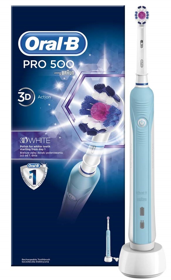 Pro 500 Electric Power Rechargeable Toothbrush D16 Oral-B