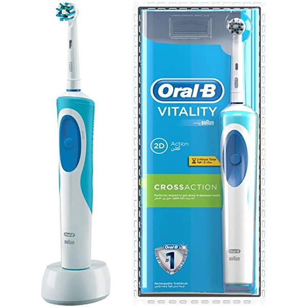 Vitality Precision Clean Clam Shell Rechargeable Electric Toothbrush D12.513 Oral-B