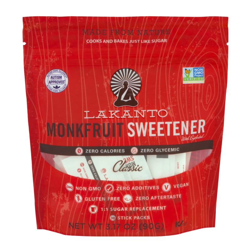 LAKANTO MONKFRUIT SWEETENER CLASSIC 90gm