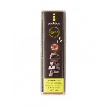 PERLEGE BAR MILK CROQUANT STEVIA 42gm