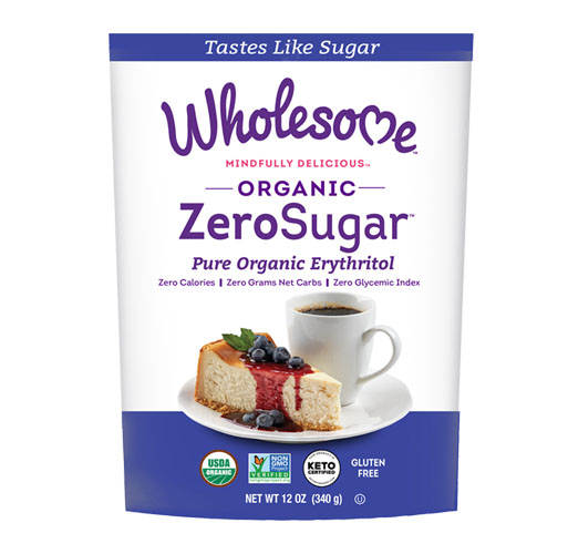 WHOLESOME PURE ORGANIC ZERO SUGAR WITH  ERYTHRITOL  340gm