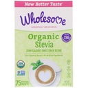 WHOLESOME ORGANIC STEVIA ZERO CALORIE SWEETENER BLEND 75gm