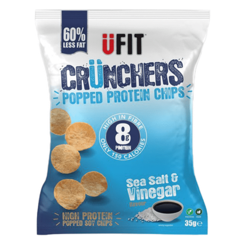 UFIT CRUNCHERS PROTEIN CHIPS SEA SALT 35gm