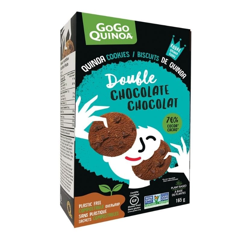 GO GO QUINOA COOKIES DOUBLE CHOCOLATE 165gm