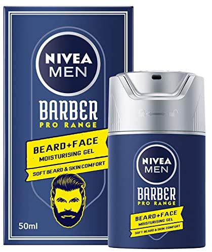 Nivea Men Barber Beard+Face Mst Gel 50Ml