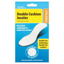 Profoot Double Cushion Insoles Full Length One Size