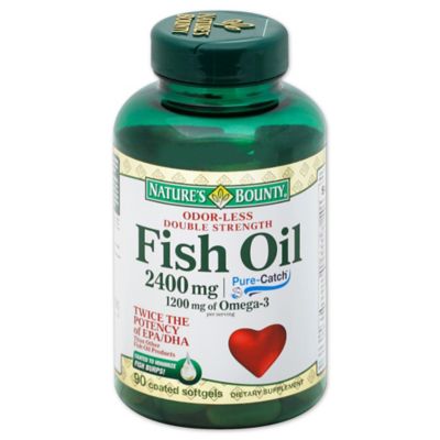 Nb Fish Oil 2400Mg Double Strength Odorelss Softgels 90S  