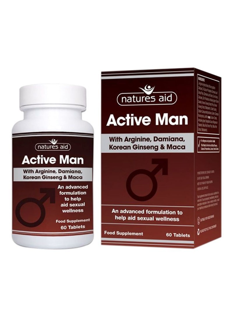 Na Active Man With Arginine, Korean Ginseng &amp; Maca 60S