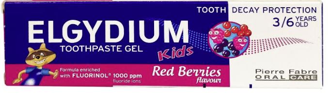 Elgydium Kids (3-6) Toothpaste Red Berries  50Ml