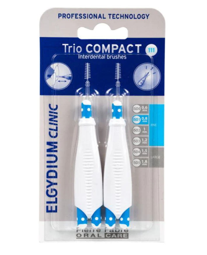 Elgydium Trio Compact Inter Dental Brushes 123
