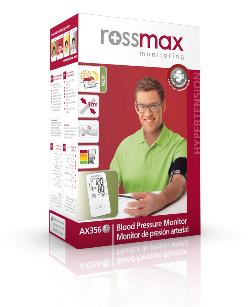 Rossmax Bp Monitor Slim Type Ax356F