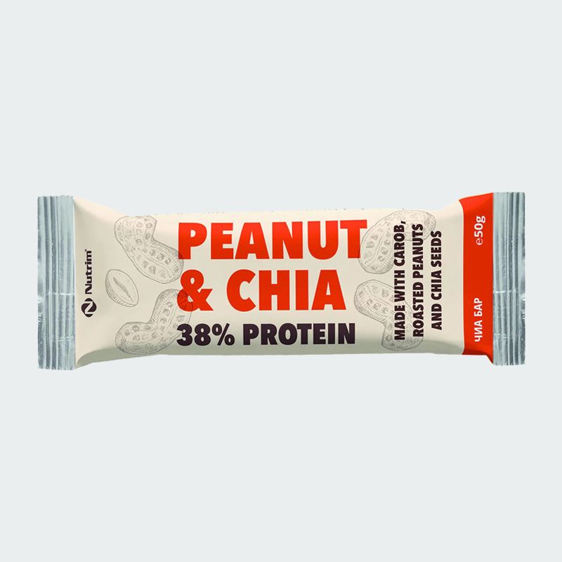Nutrim Chia Seeds Peanut Protein Bar 50gm