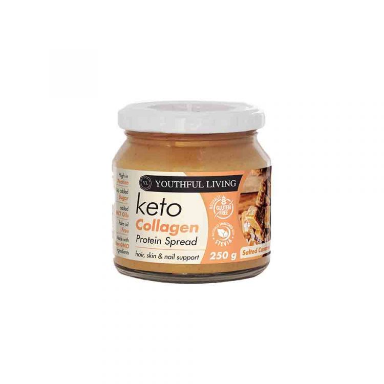 Youthful Living Keto Collagen Spread Caramel 250gm