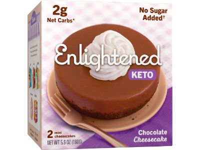 ENLIGHTENED MINI KETO CHEESECAKE CHOCOLATE 160G (2 MINI CHEESECAKES)