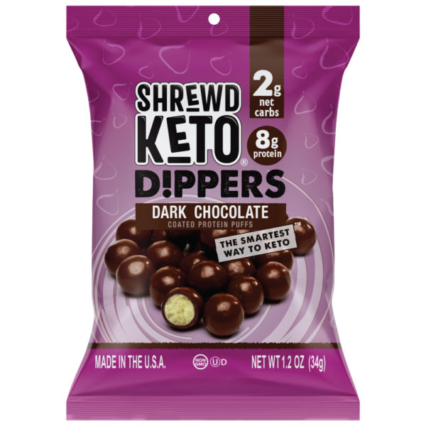SHREWD KETO PROTEIN DIPPERS DARK CHOCOLATE 34G
