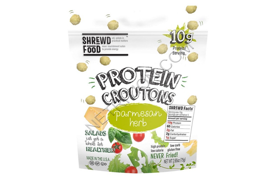 SHREWD PROTEIN CROUTONS PARMESAN HERB 75G