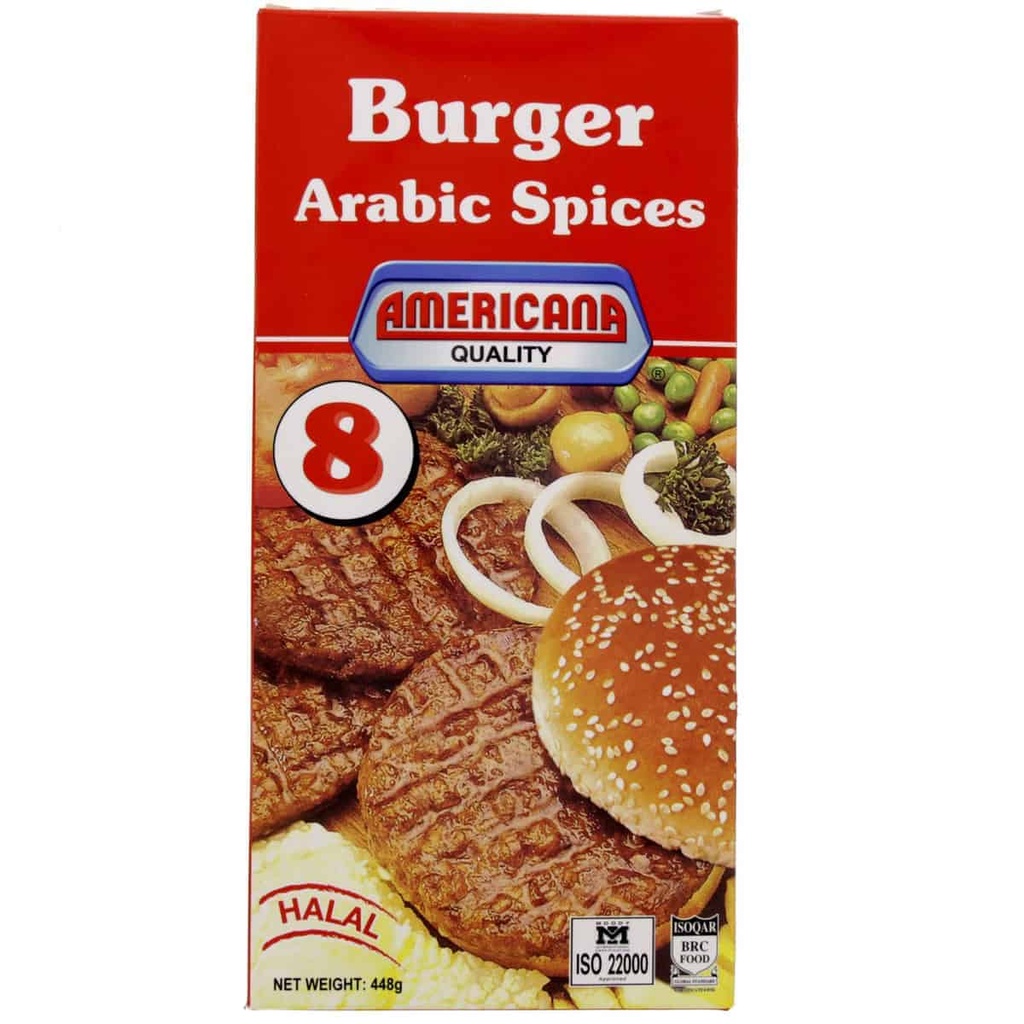 AMERICANA  BEEF BURGER A/S 8*18 ( 8 PACK )