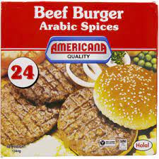 AMERICANA  BEEF BURGER A/S 4*24 ( 4 PACK )