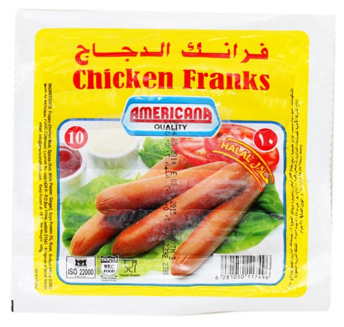 AMERICANA CHICKEN FRANK 10*24*340