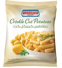 Am. Crincle Cut Fries 750Gr