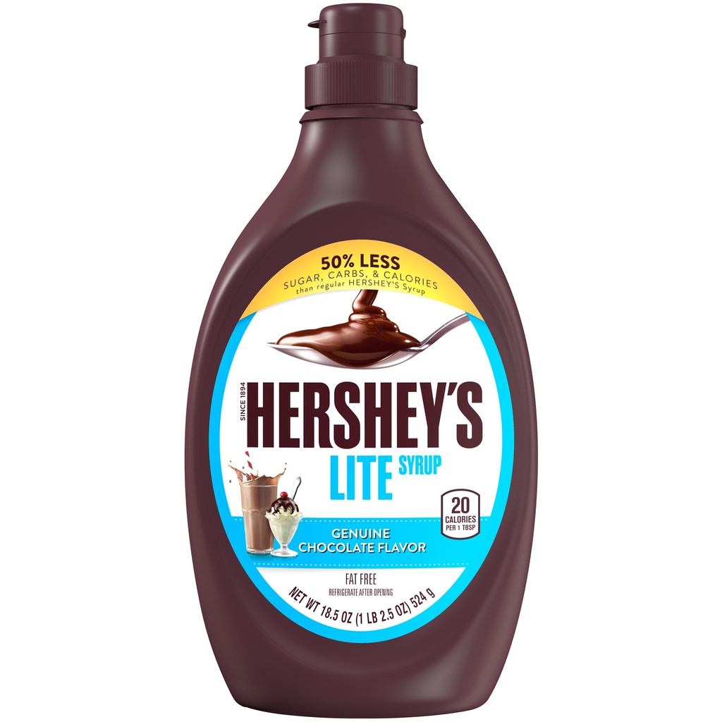 Hersheys Syrup Choco Lite 18.5Oz