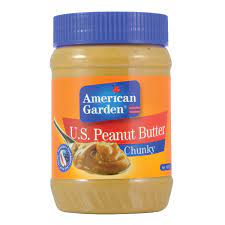 American Garden Peanut Butter Chunky 510gm