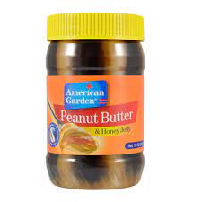 American Garden Natural Peanut Butter Honey No Stir
