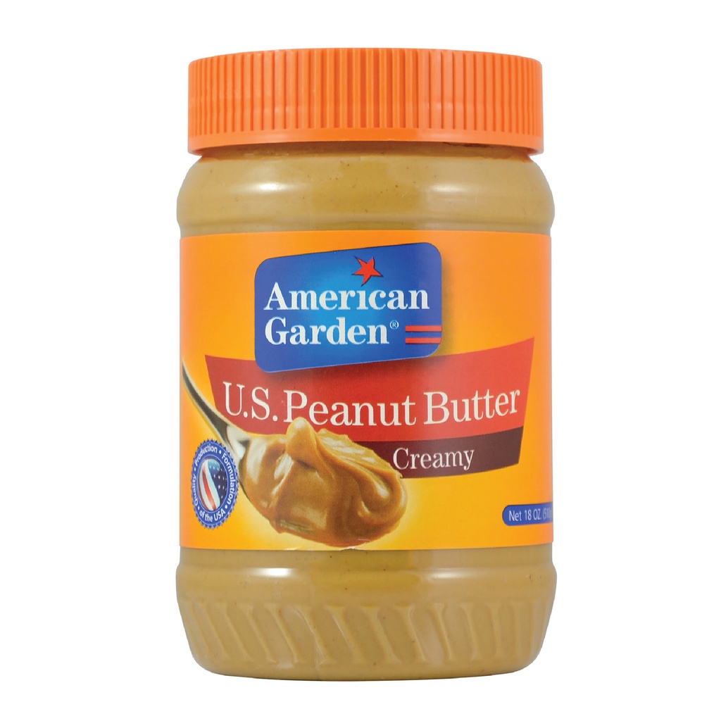 American Garden Natural Peanut Butter Creamy No Stir