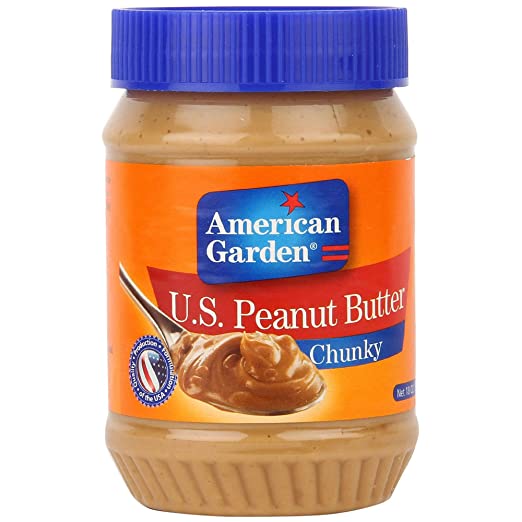 American Garden Natural Peanut Butter Crunchy No Stir