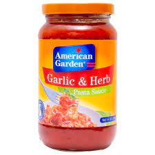 American Garden Pasta Sauce Garlic &amp; Herb