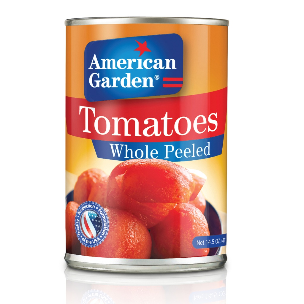 American Garden Tomato Whole Peeled 