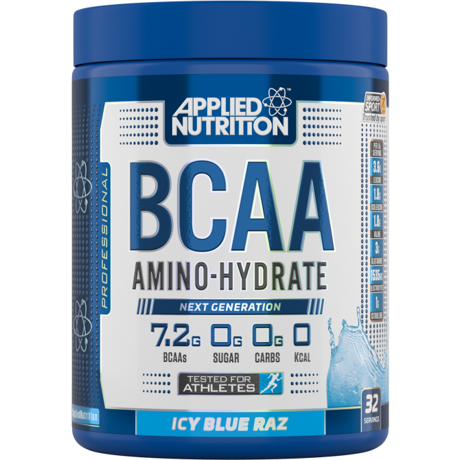 Applied Nutrition Amino Hydrate BCAA  ICY BLUE RAZ 450g