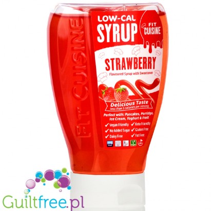 Fit Cuisine Syrup Strawberry 450Ml