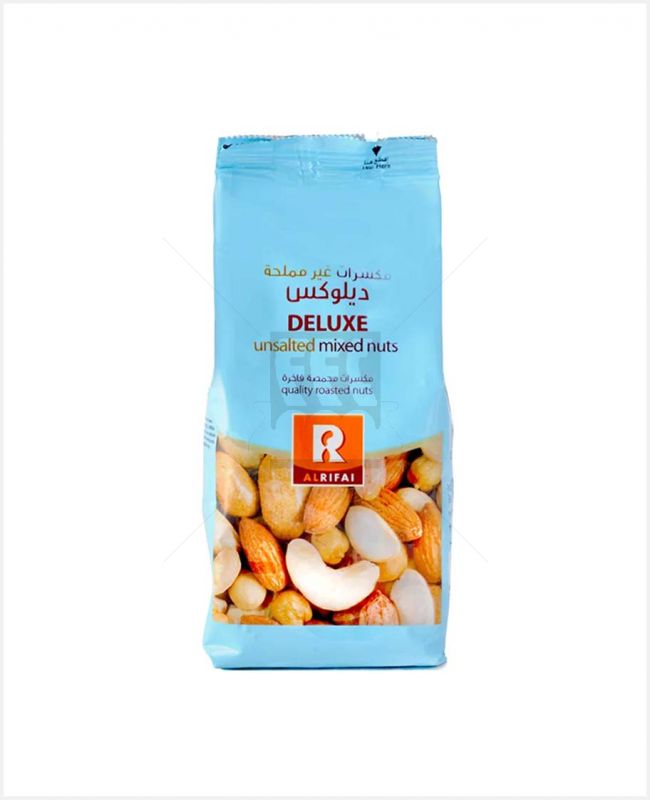 AL RIFAI MIXED NUTS DELUXE UNSALTED 200 GM