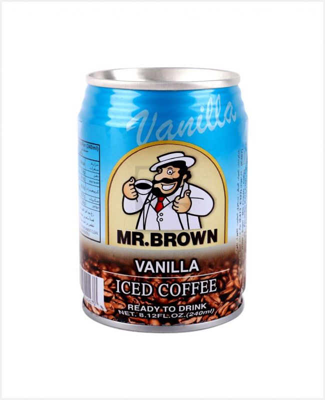 مستر براون - قهوة مثلجة بالفانيليا 240 مل