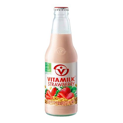 Vitamilk Strawberry Soymilk 300 ml