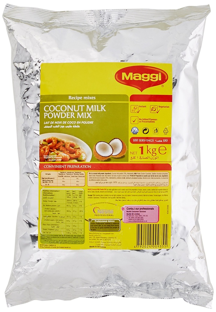 MAGGI COCONUT MILK POWDER 1KG