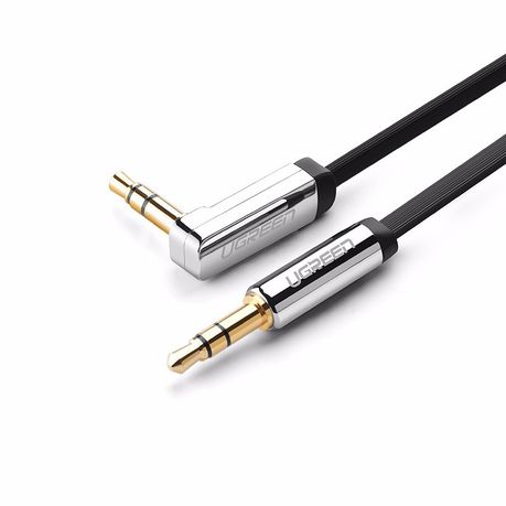 3.5mm Male to 3.5mm Male Straigth to angle flat Cable 3M