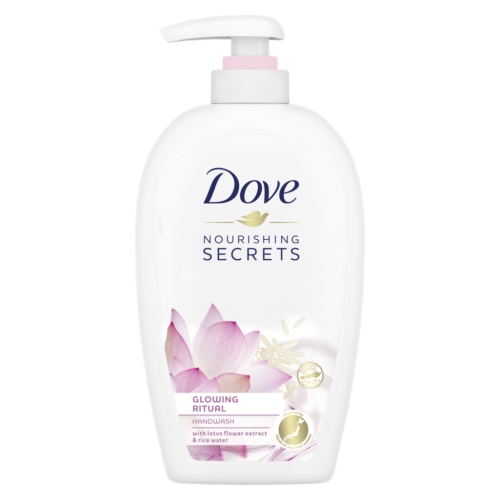 Dove Hand Wash 250Ml Glowing Ritual W/Lotus Flower Extract &amp; Rice Water