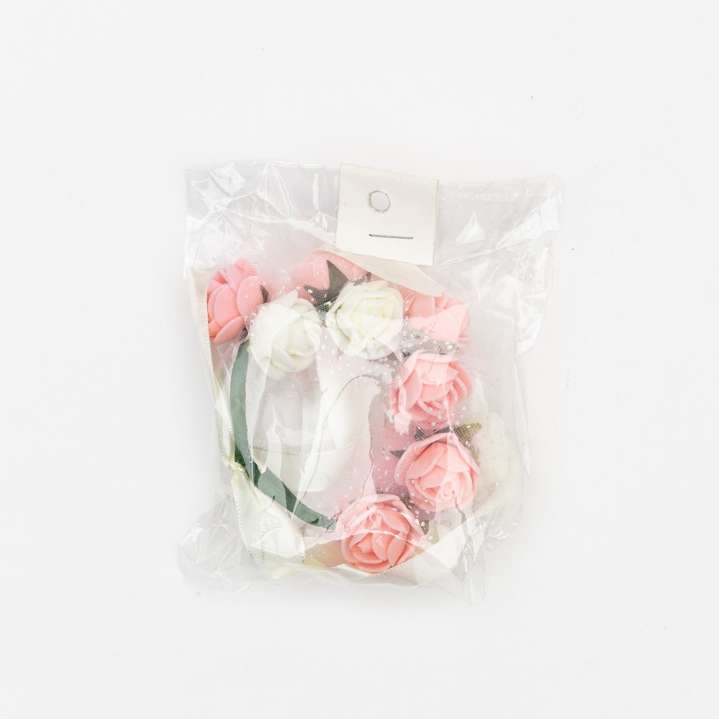 Bangle Peach Cream &amp;Rose Flowers-
