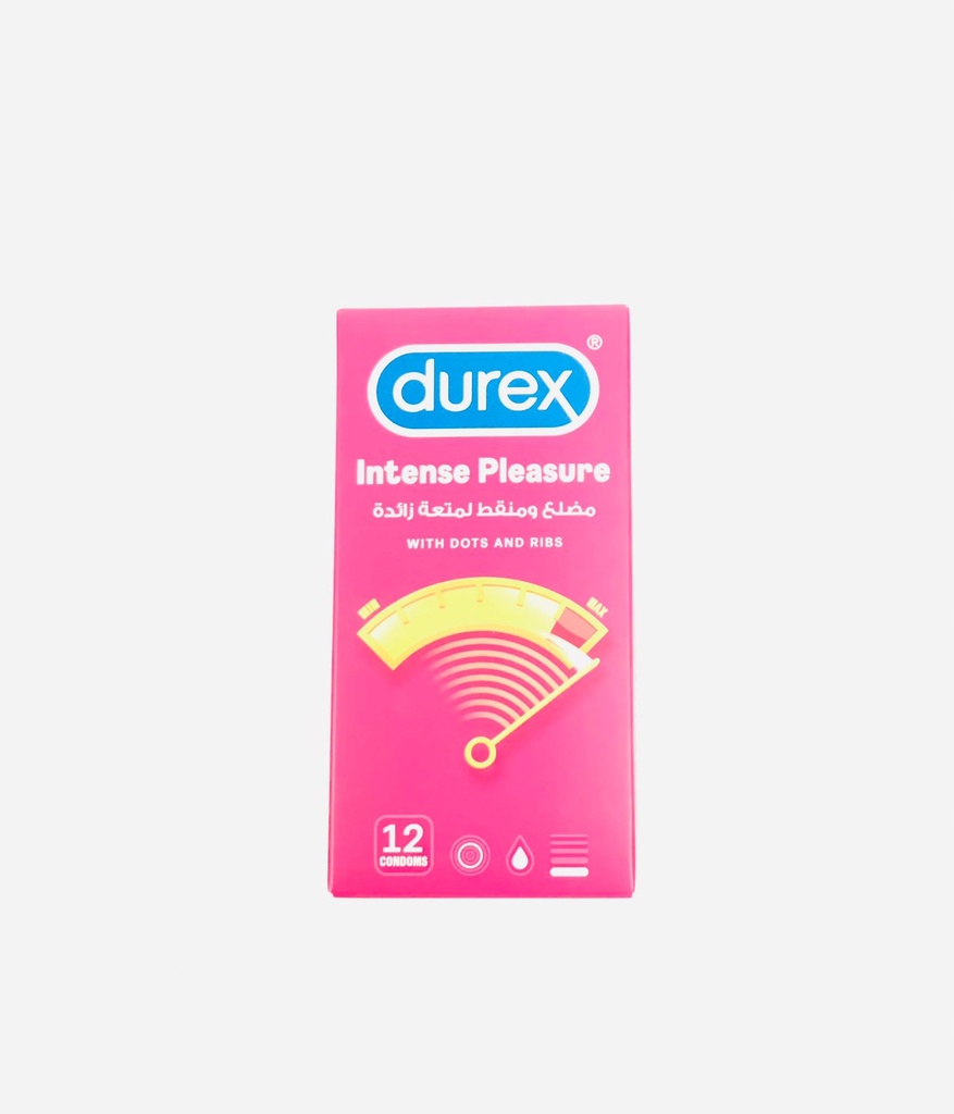 Durex Intense Pleasure Condoms 12'S