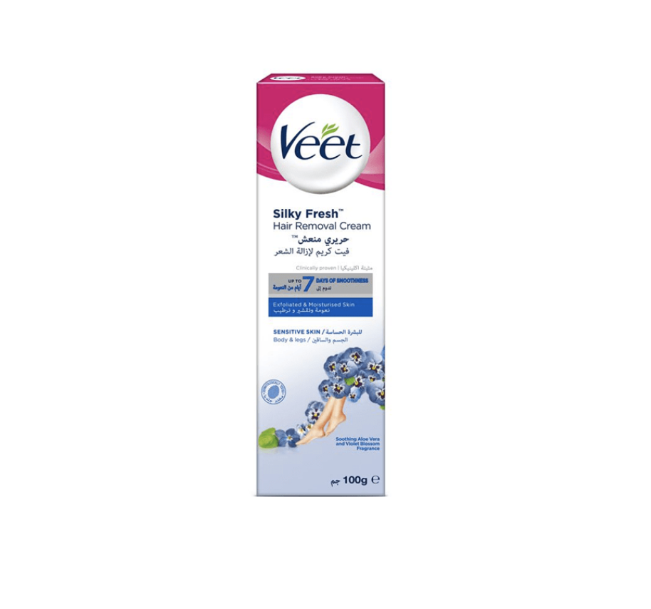 Veet Hair Removal Cream Sensitive  &amp; Vitamin  E 100Ml