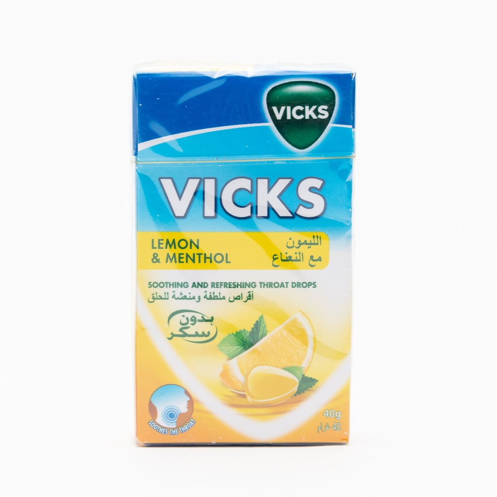 Vicks Lozenges Lemon 40G 20'S 